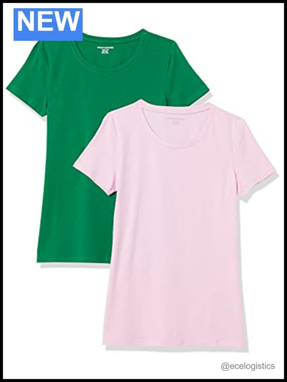 Women's Regular-Fit Short-Sleeve Crewneck Cotton Modal Blend T-Shirt Multipack